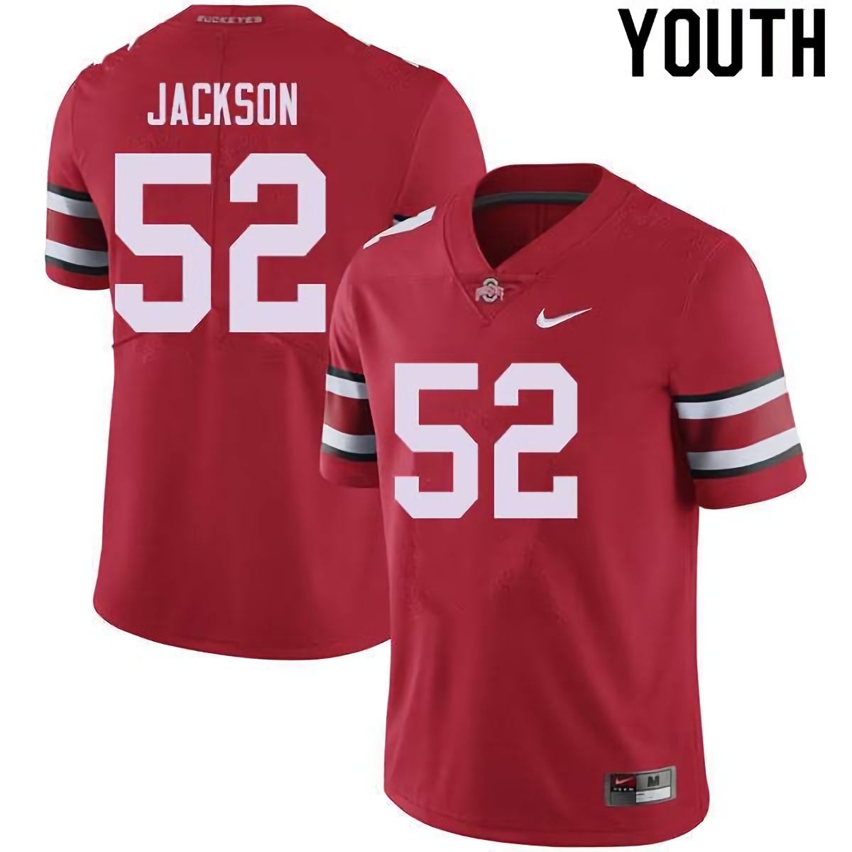 Antwuan Jackson Ohio State Buckeyes Youth NCAA #52 Nike Red College Stitched Football Jersey UNW5656OE
